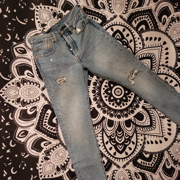 COPY- Levis 501 skinny jeans new with tags - Picture 8 of 10